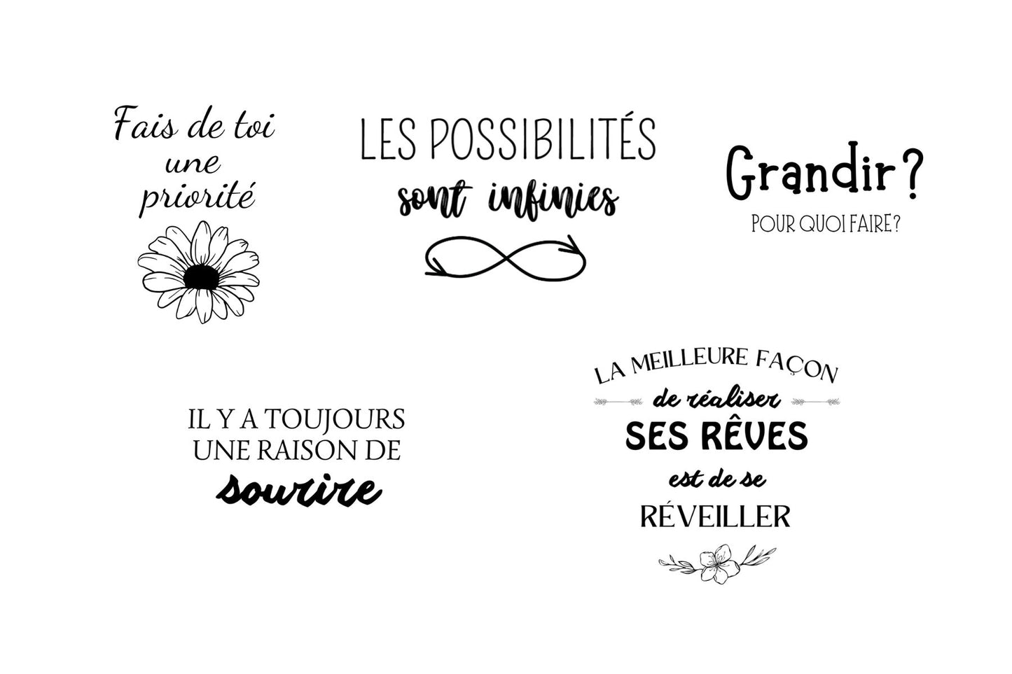 Citations inspirantes sur aimants à afficher