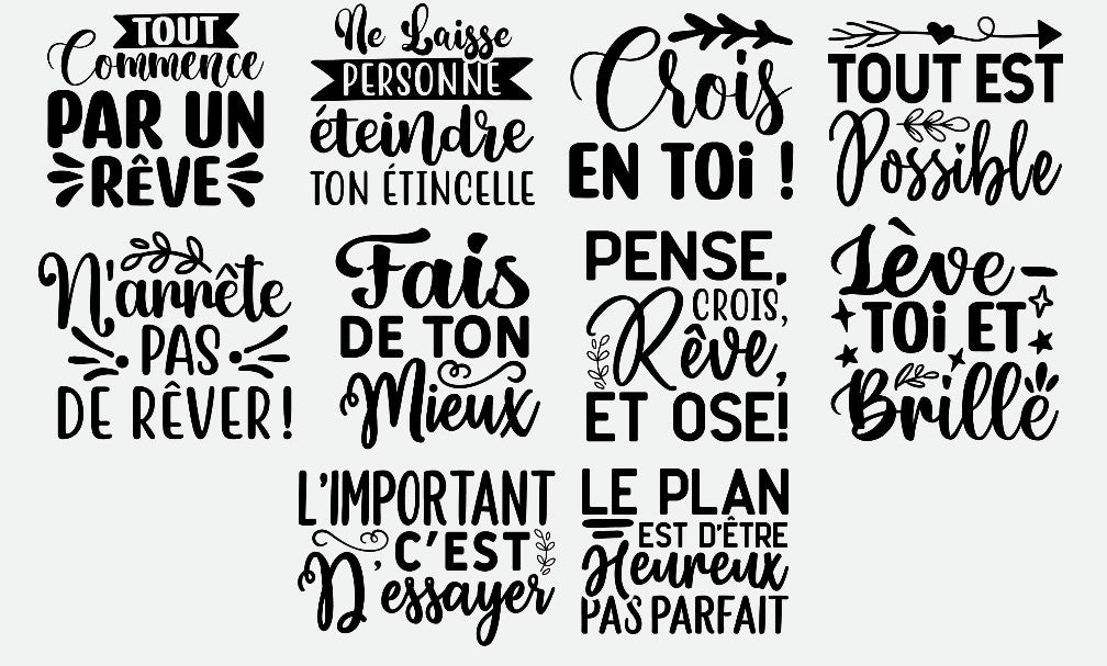 Citations positives et messages motivants sur aimants